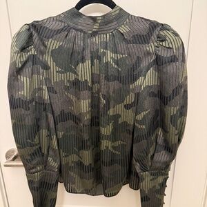 Alice and Olivia Camo blouse!
